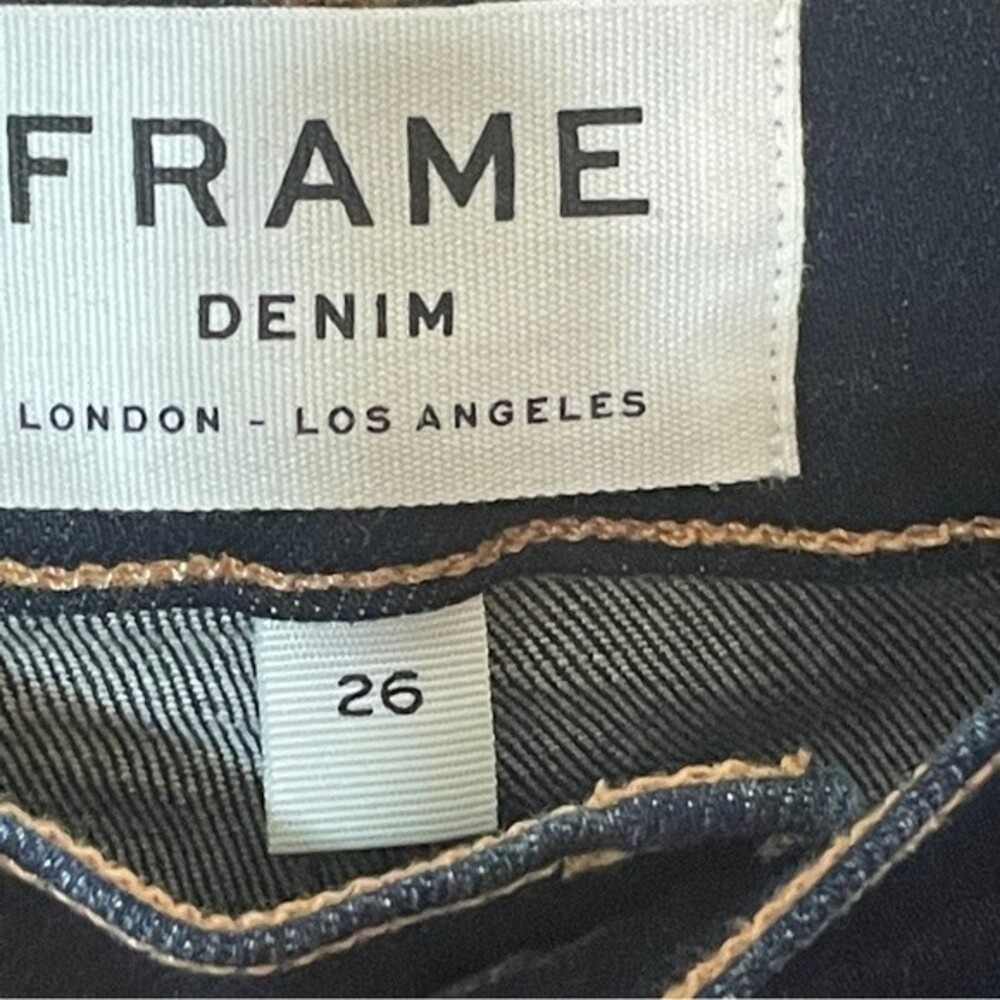 Frame Denim Blue Jean Le Sylvie Slender Straight Cabana Split Hem - Picture 3 of 10